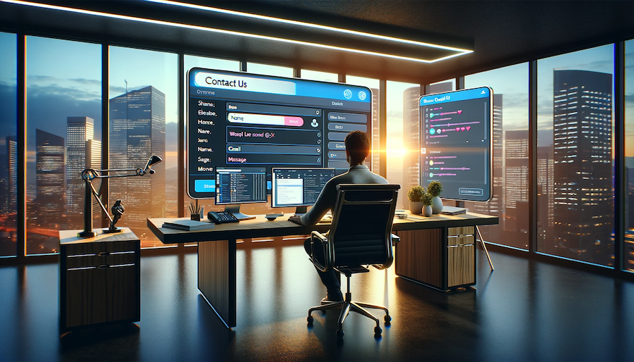 FormBackend sending a form submission to a Discord channel via webhooks